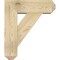 Ekena Millwork Traditional Craftsman Rough Sawn Bracket w/ Offset Brace, Douglas Fir, 8"W x 24"D x 28"H BKT0806X24X28TRA04RDF - alternate 4